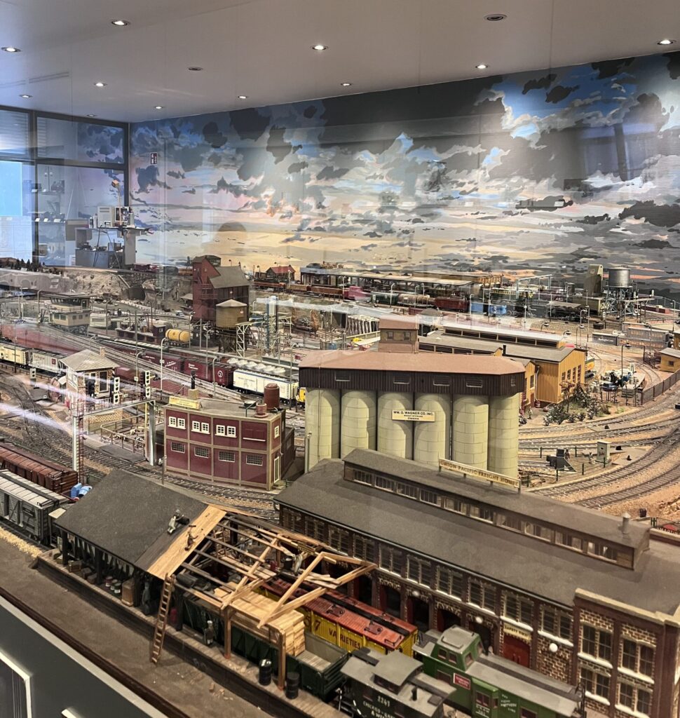 おもちゃ博物館の展示、鉄道模型