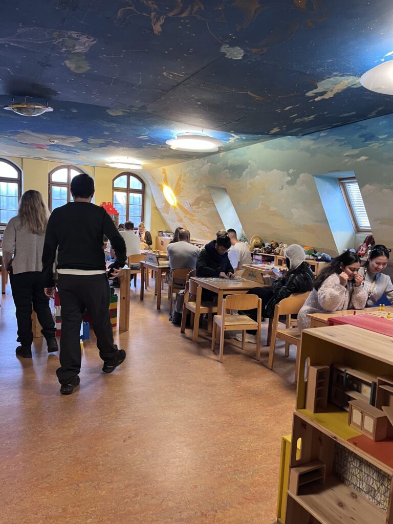 おもちゃ博物館内にある遊べるスペース