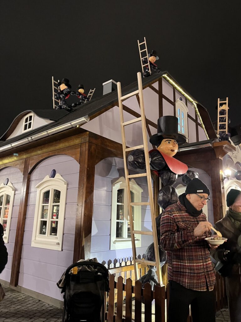 クリスマスマーケットの装飾