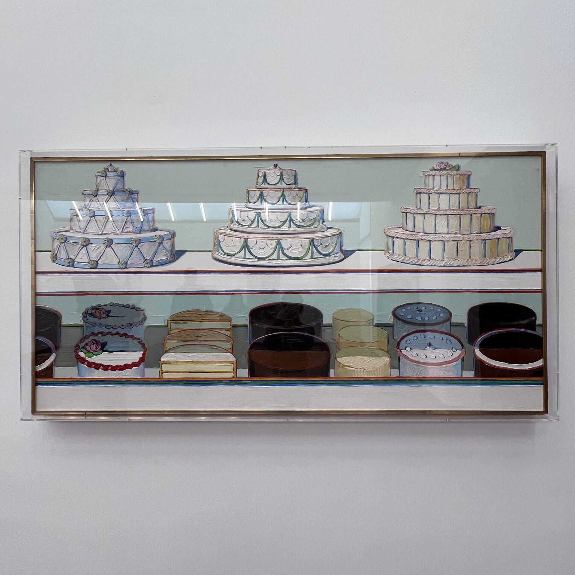 Wayne Thiebaud　"Cake Counter"　
