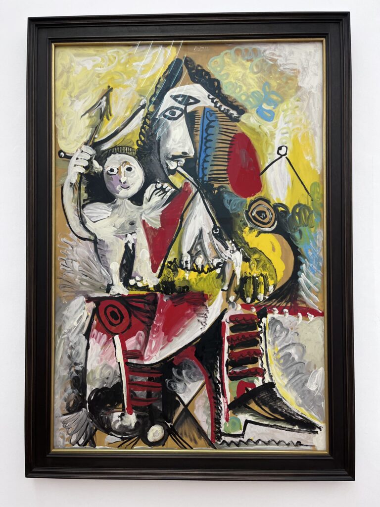 ピカソ　"Musketeer and Cupid"