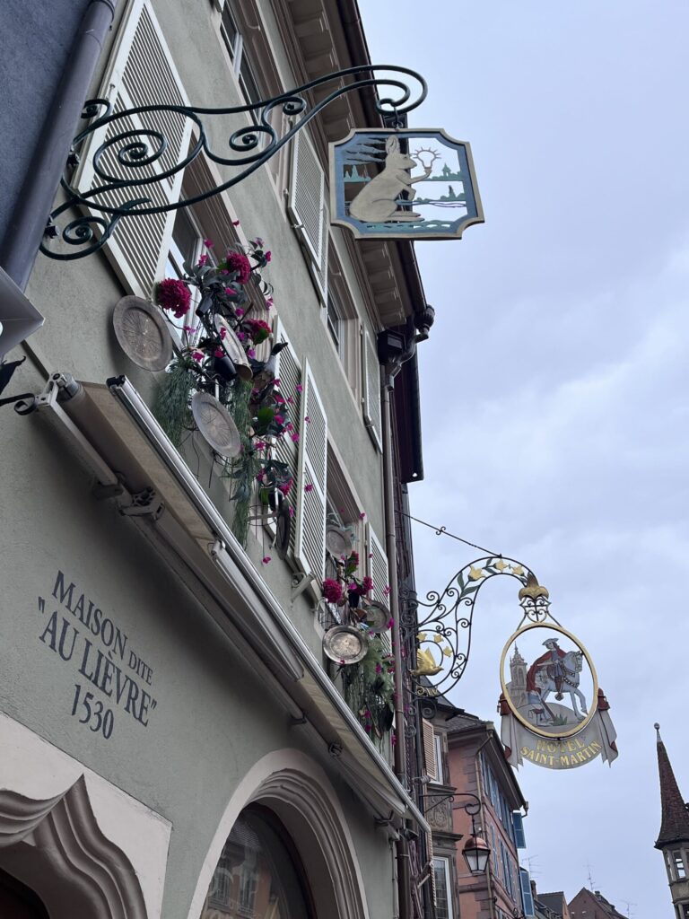 コルマールのお店のおしゃれな装飾