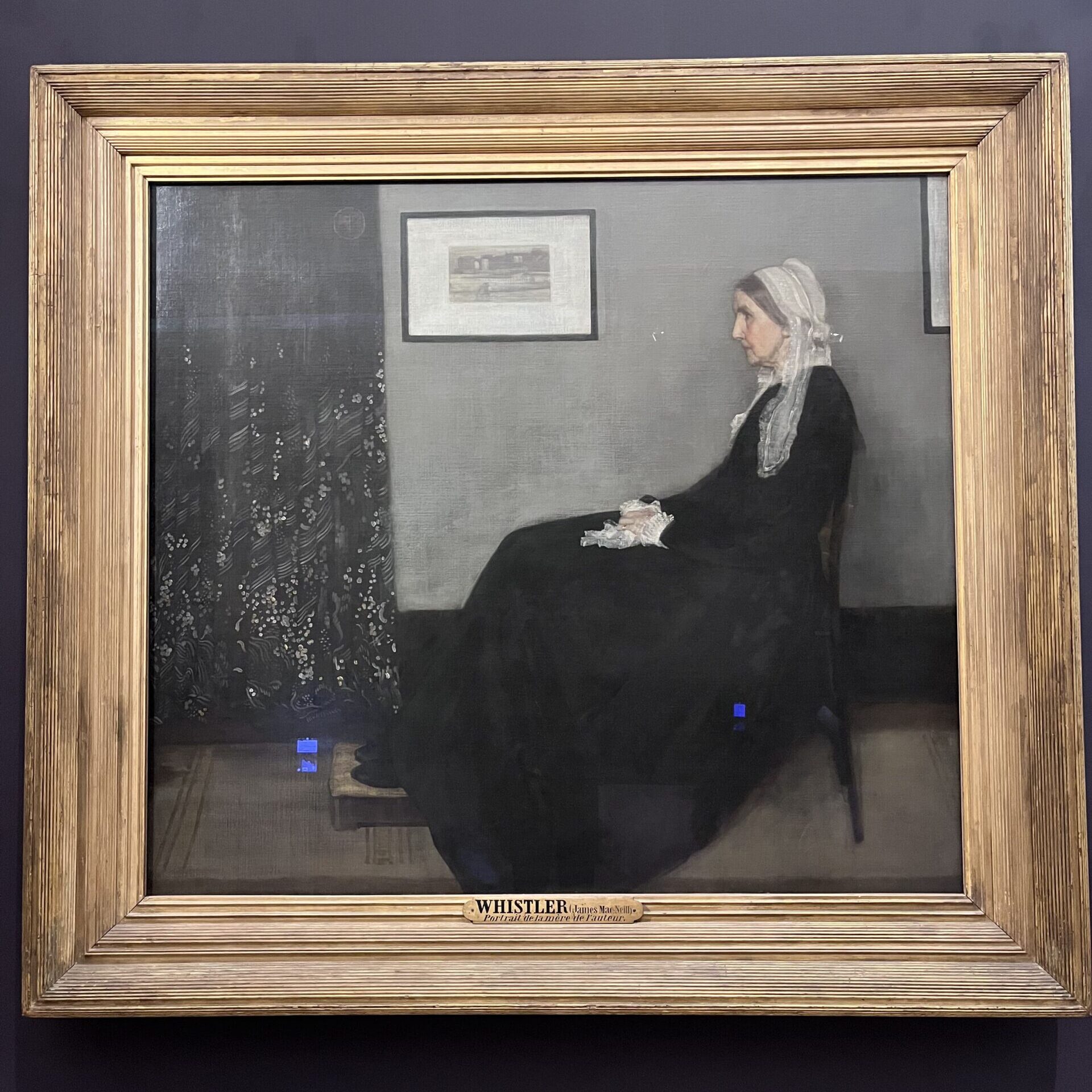 ホイッスラー 『灰色と黒のアレンジメント-母の肖像』