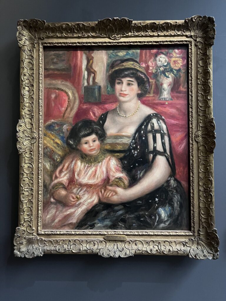 ルノワール "Madame Josse Berhneim-Jeune et son fils Henry"