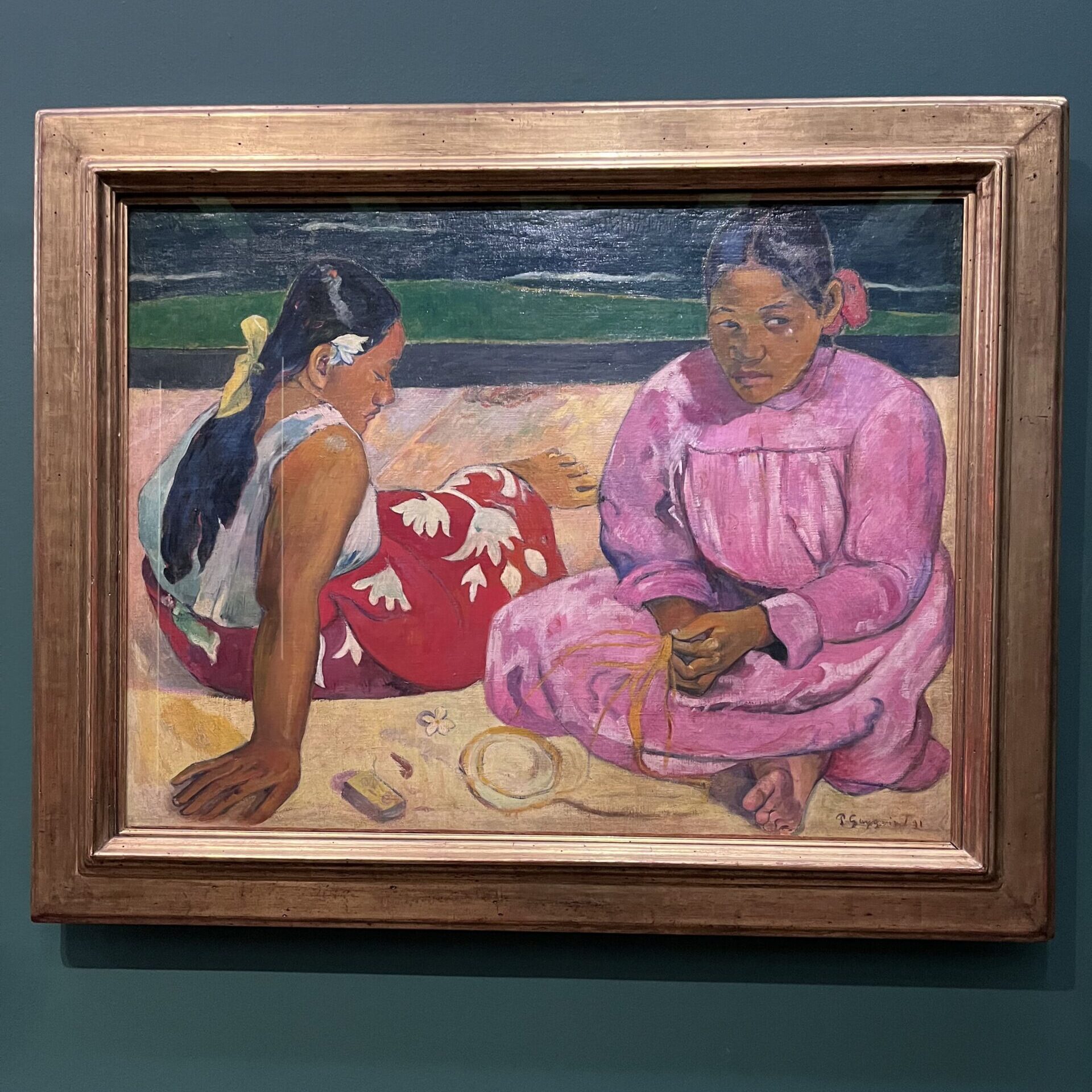 ゴーギャン "Sur la plage"